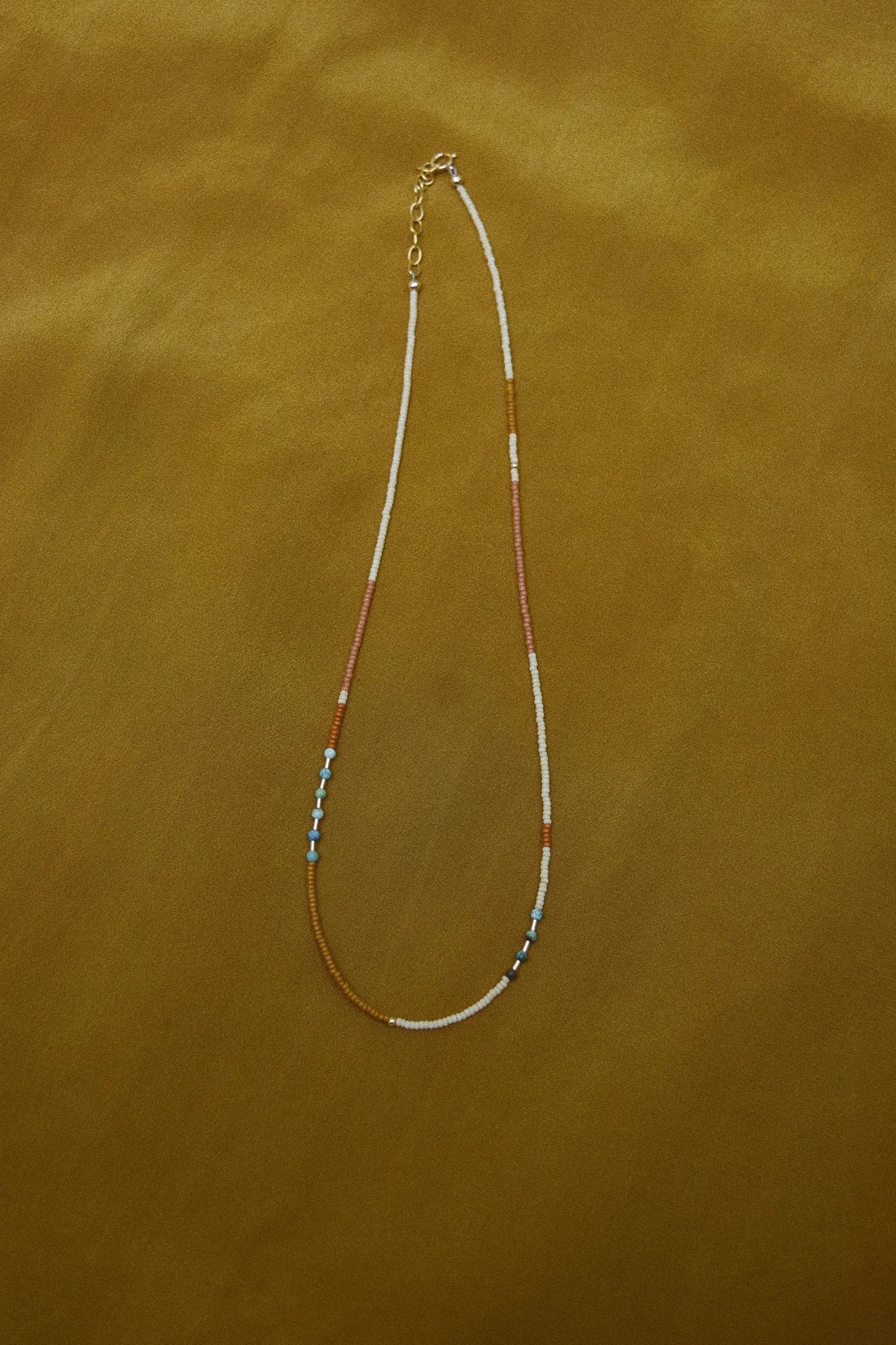 Beaded Necklace-Earth with Turquoise