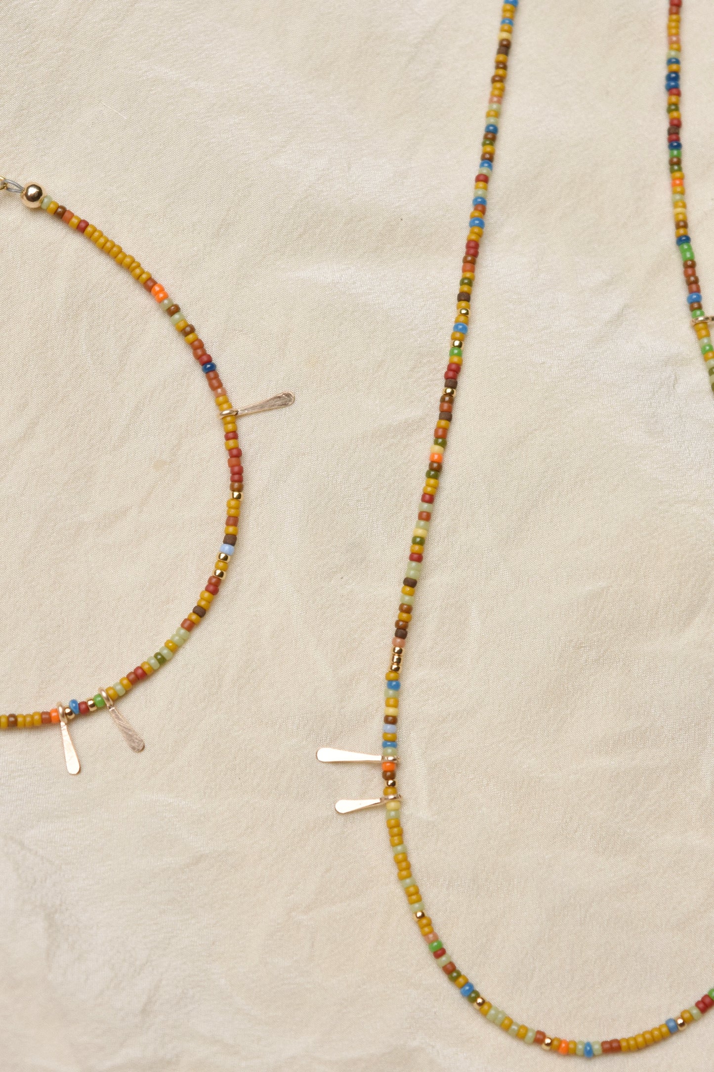Beaded Bracelet or Anklet- Bead Soup