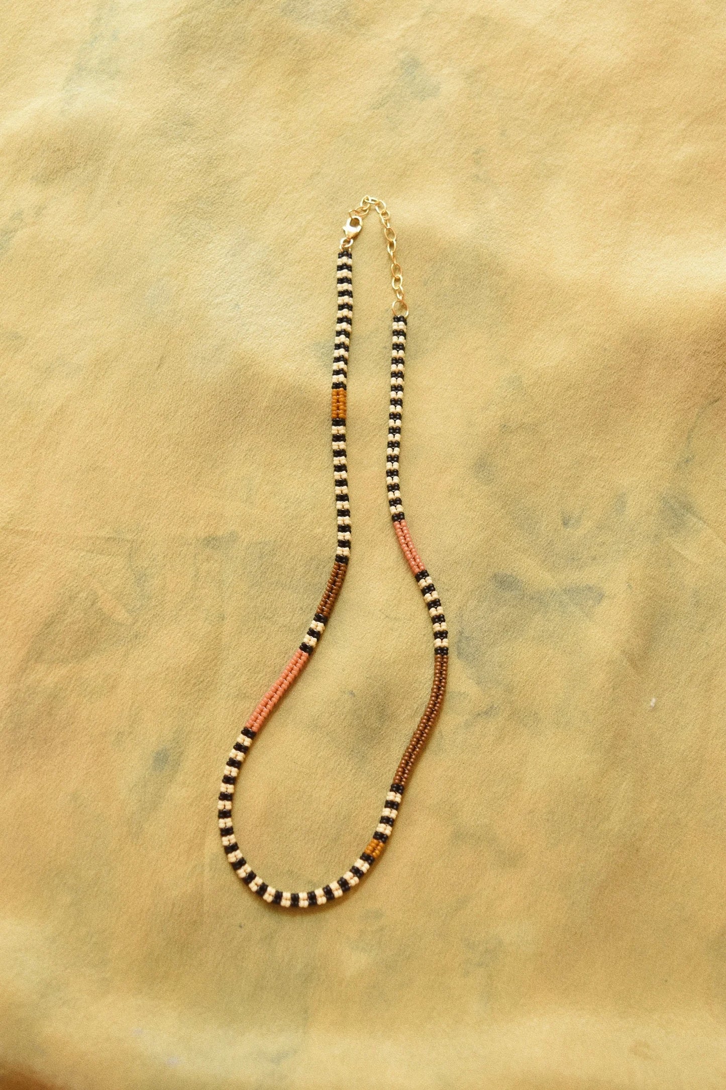 Woven Necklace- Luna Stripes