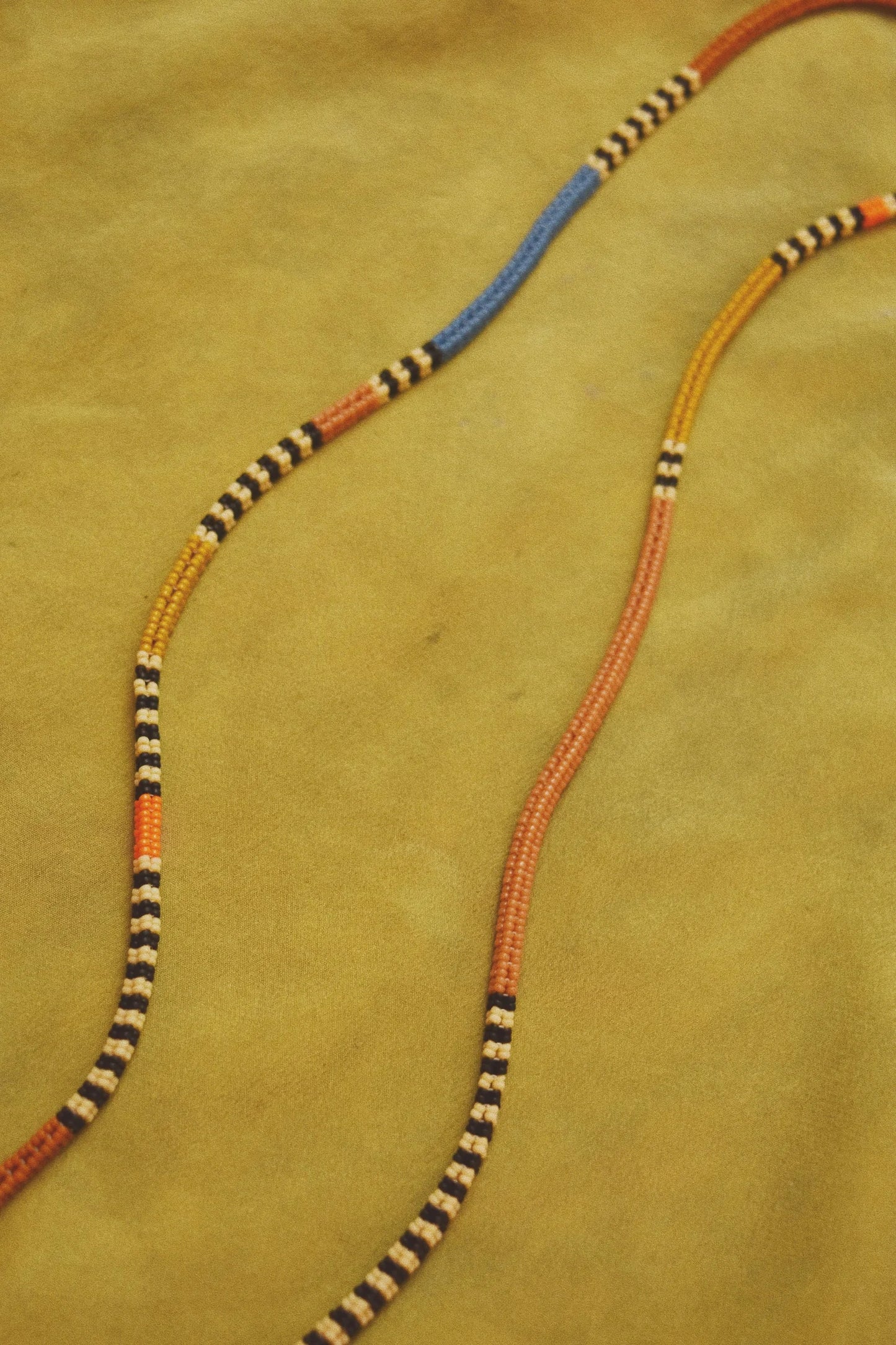 Woven Necklace- Stripes