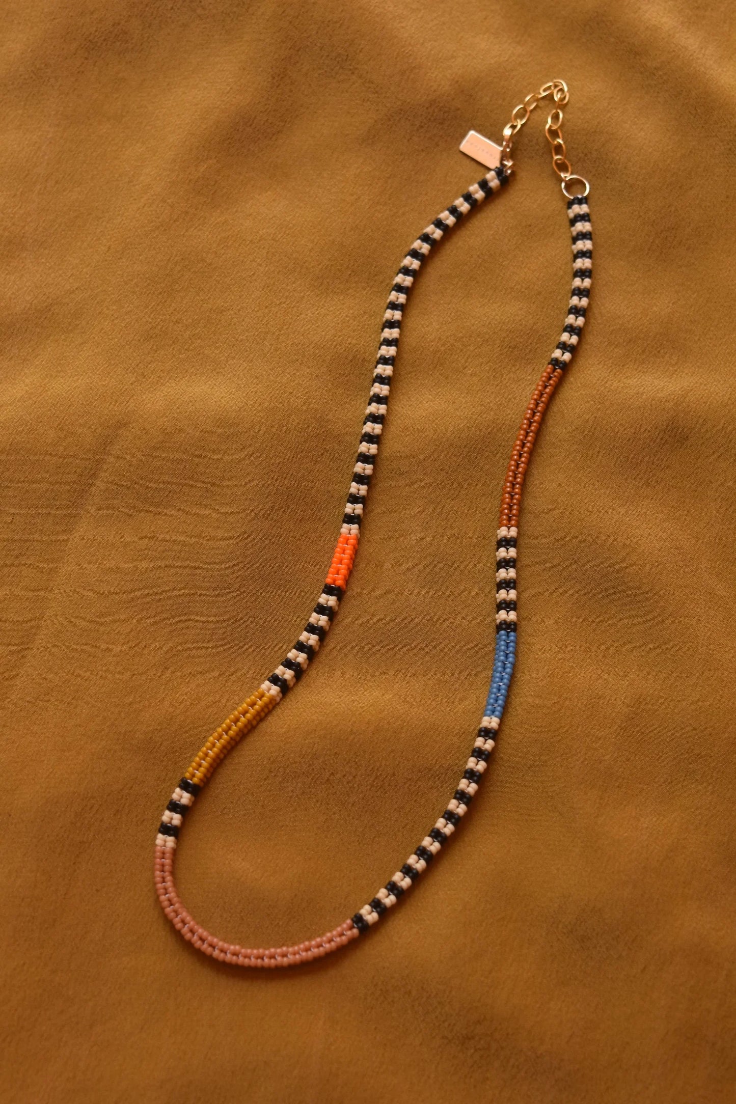 Woven Necklace- Stripes