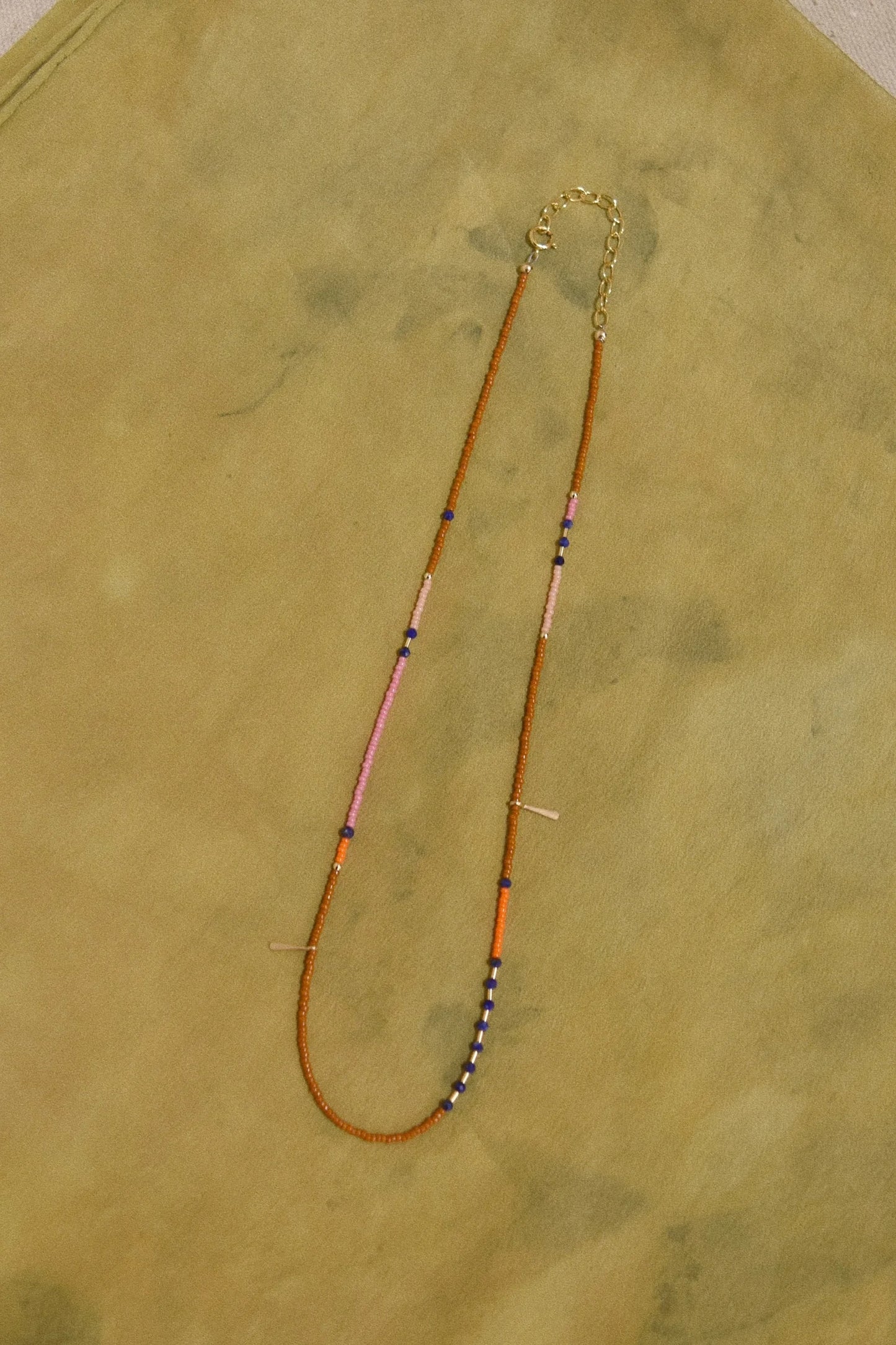 Beaded Necklace- Sienna with Lapis