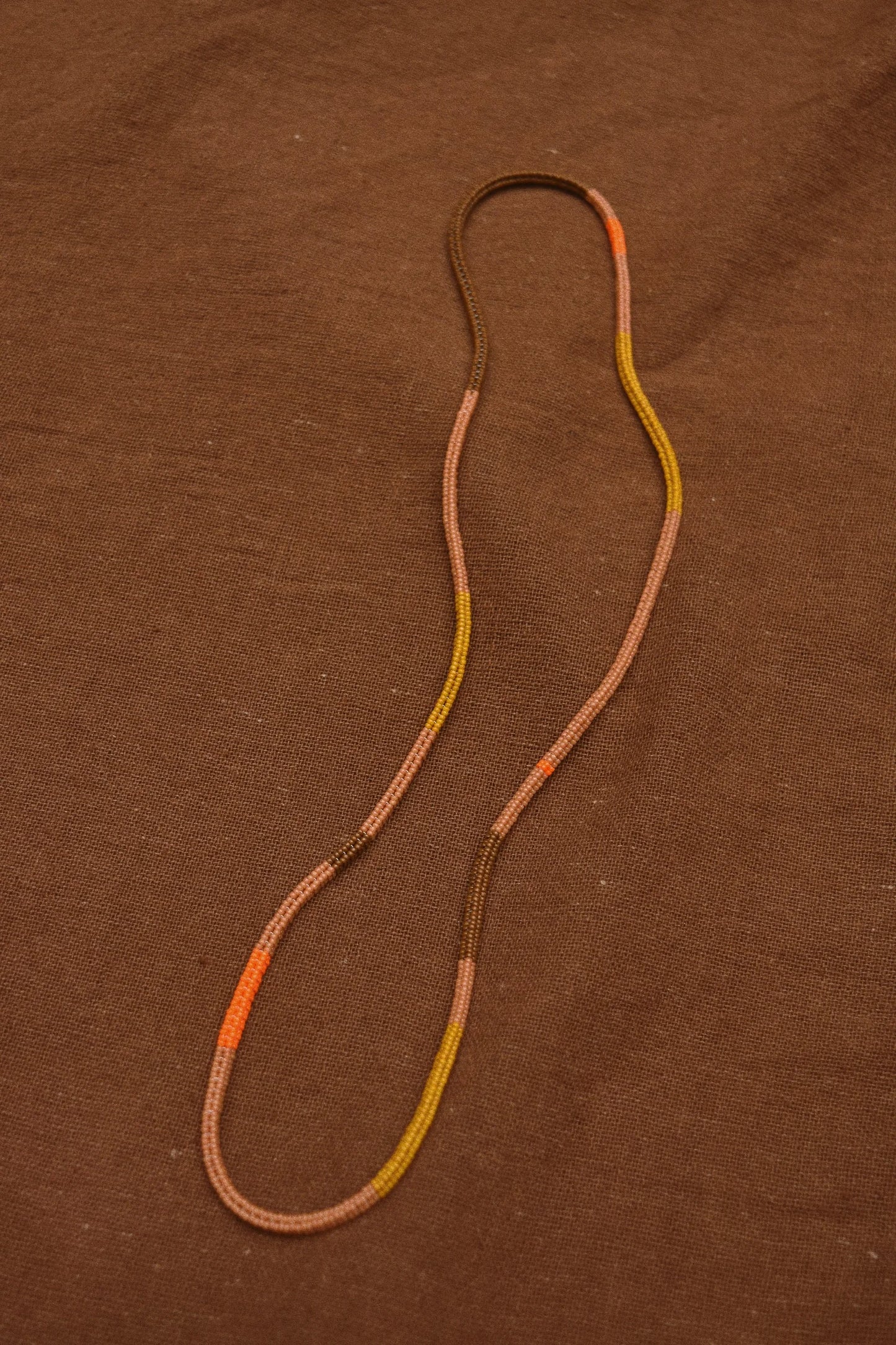 Woven Necklace- Autumn Glow