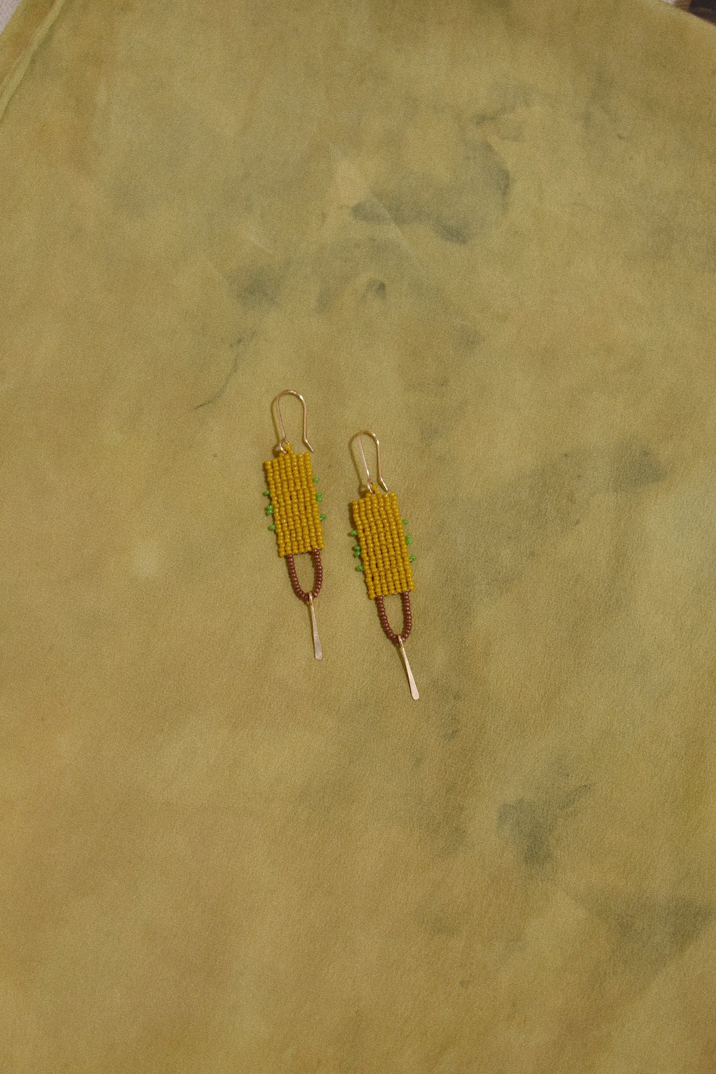 Loop Earrings- in Yellow
