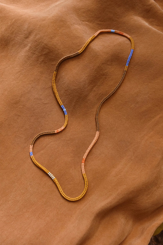Woven Necklace- Earth and Sky